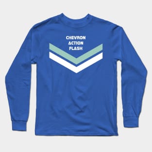 Chevron Action Flash Long Sleeve T-Shirt